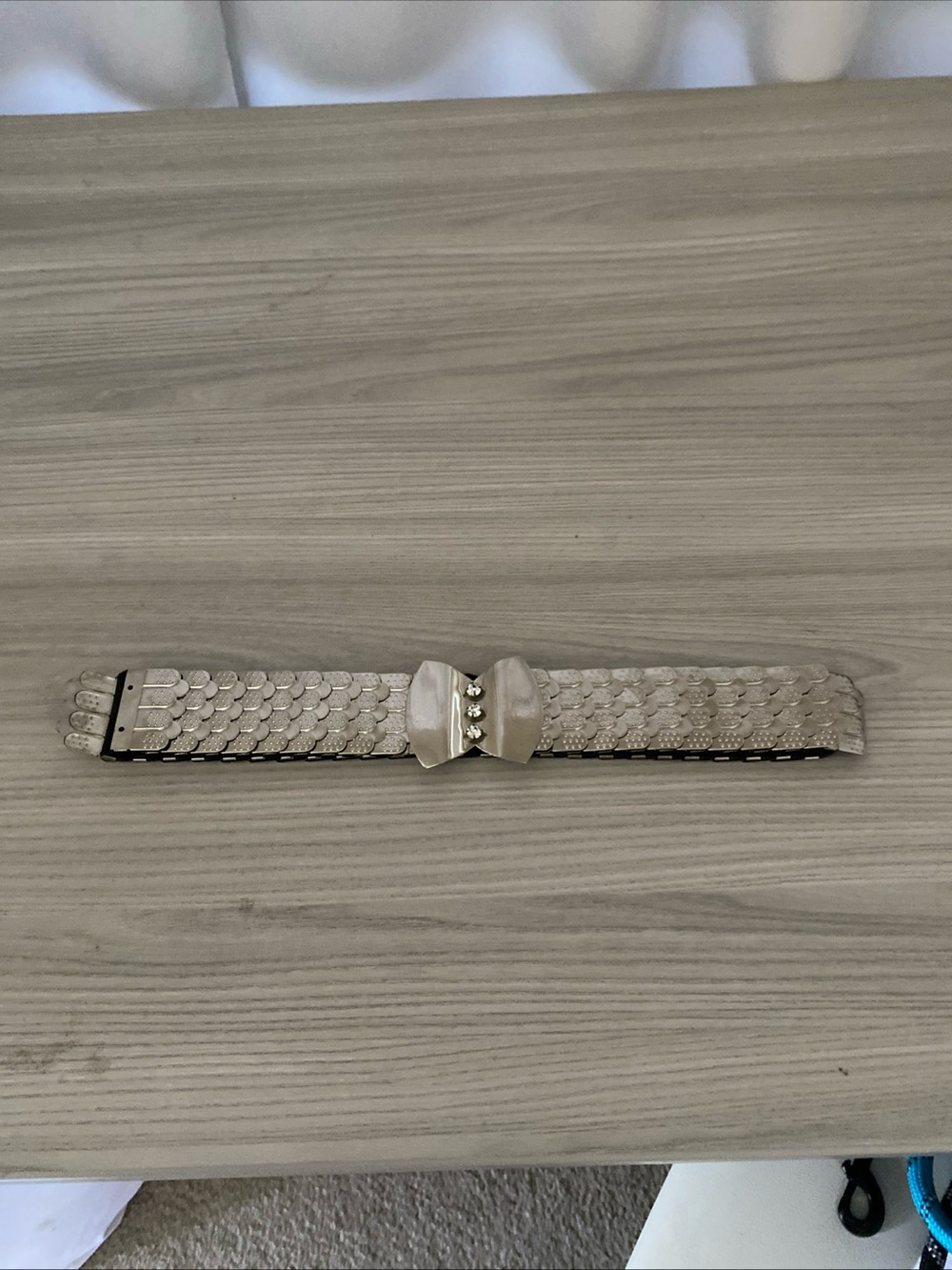 Vintage fish scale stretch Belt boho festival 70”s